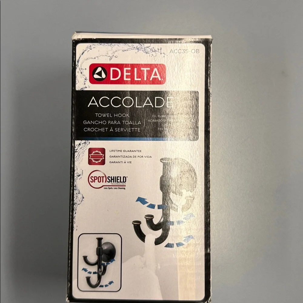 Delta Accolade Towel Hook in Oil Rubbed Bronze